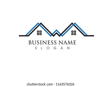 modern building home logo