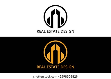 Modern building and home logo design