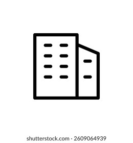 modern building icon. Suitable for use in design, presentations, and web elements