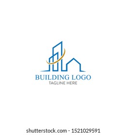 Modern Building Logo Design Conceptual