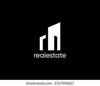 Plantilla moderna de diseño de logotipo de construcción para la identidad empresarial.