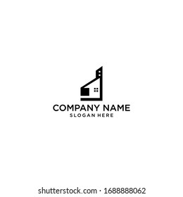 modern building logo design vector