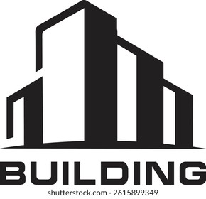 Modern Building Logo. Real Estate Logo Design