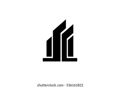 Modern Building Logo Vector Stock Vector (Royalty Free) 536162221