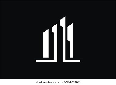 Modern Building Logo Vector Stock Vector (Royalty Free) 536161990 ...