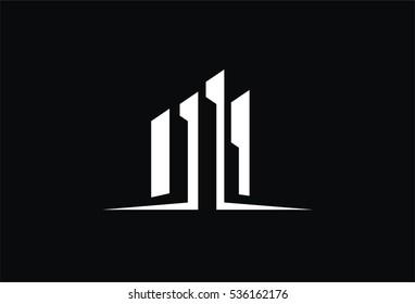 Modern Building Logo Vector