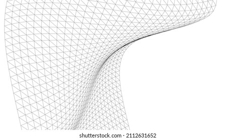 Modern building vector 3d illustration