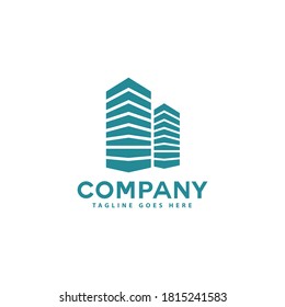 Modern Building Vector Logo Template