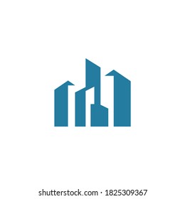 Modern Building Vector Logo Template