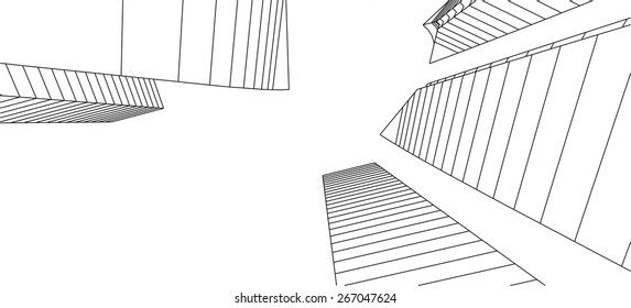 Modern buildings. Architecture background