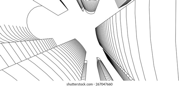 Modern buildings. Architecture background