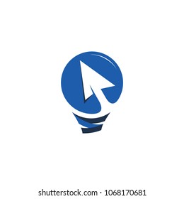 modern bulb logo