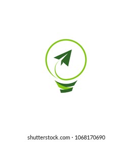 modern bulb logo