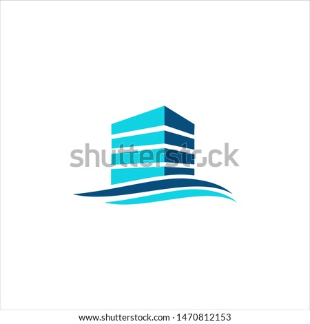 modern bulding logo design concept