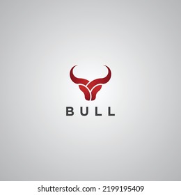 Modern Bull logo design, creative bull logo