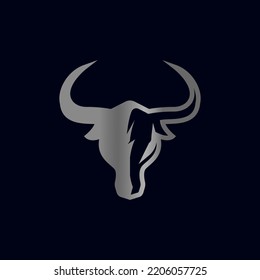 Modern bull logo illustration design for your company or business