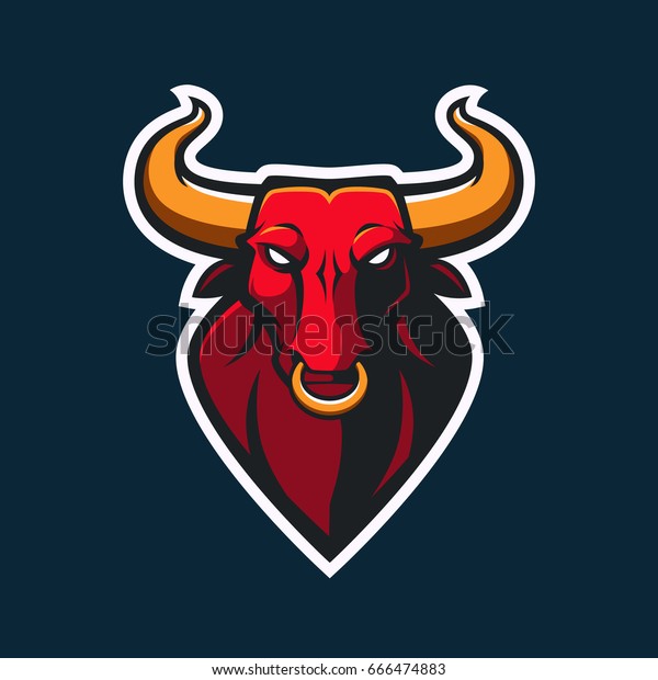 Modern Bull Logotype Design Eps10 Vector Stock Vector (Royalty Free ...