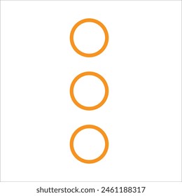 Modern bullet points vector element