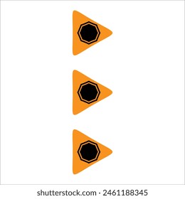 Modern bullet points vector element