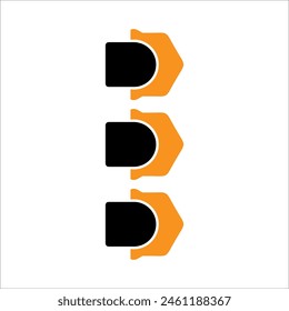 Modern bullet points vector element