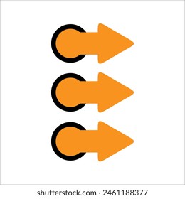 Modern bullet points vector element