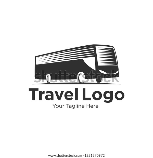 modern bus symbol, stylized icon for logo or emblem\
template. Bus travel\
logo.