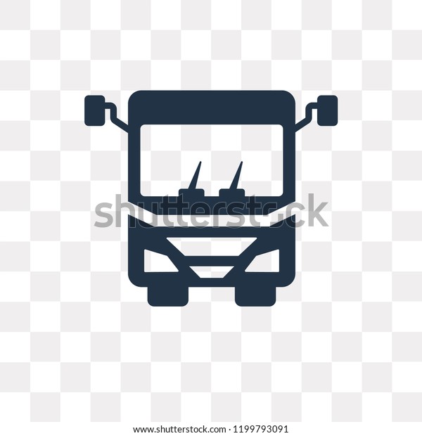 Modern\
bus vector icon isolated on transparent background, Modern bus\
transparency concept can be used web and\
mobile