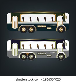 modern bus vector illustration icon