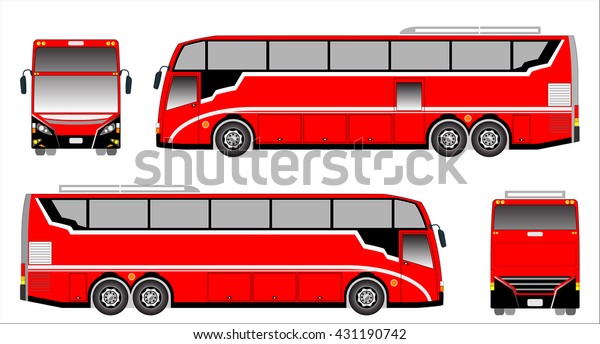 Modern bus vector, sporty\
bus