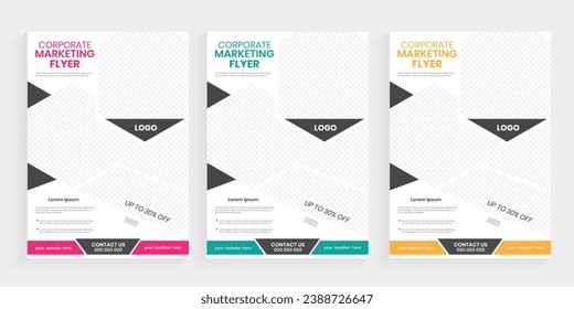 Modelo de estudio de casos a4 para empresas modernas, diseño de folletos para empresas a4, publicidad de diseño de folletos a4