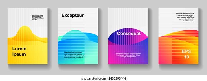 Modern business background template with lines. Minimal cover design. Abstract vector design elements. Vector EPS10