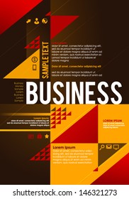 Modern business background. Vector