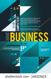 Modern business background. Vector