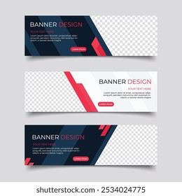 Modern business banner abstract design. Clean simple creative background vector template design