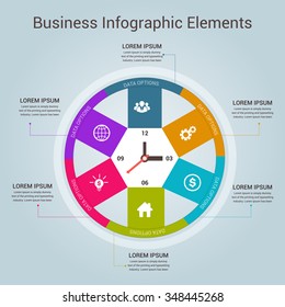 Modern business  banner. Vector illustration. can be used for workflow layout, diagram, number options, step up options, web design, infographics.