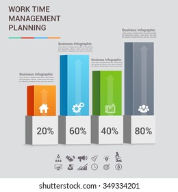 Modern business banner. Vector illustration. can be used for workflow layout, diagram, number options, step up options, web template, infographics.