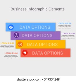 Modern business banner. Vector illustration. can be used for workflow layout, diagram, number options, step up options, web template, infographics.