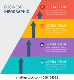 Modern business banner. Vector illustration. can be used for workflow layout, diagram, number options, step up options, web design, infographics.