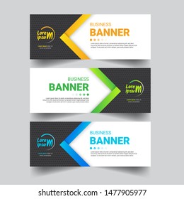 Modern business banners template. Vector Design.
