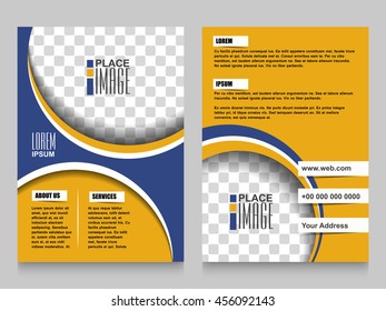 Modern business brochure flyer design, layout template, Brochure design layout, Brochure design cover in  A4 size