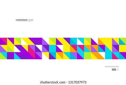 modern business brochure leaflet flyer cover template Abstract diagonal background lines