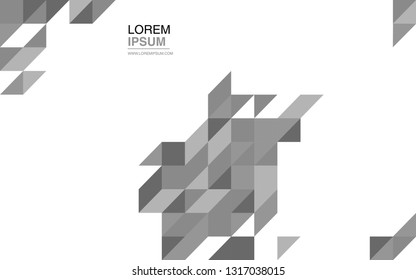 modern business brochure leaflet flyer cover template Abstract diagonal background lines