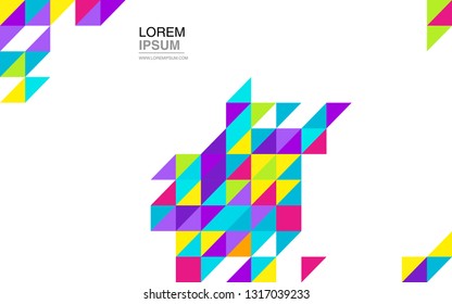 modern business brochure leaflet flyer cover template Abstract diagonal background lines