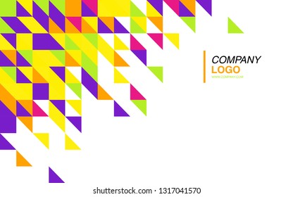 modern business brochure leaflet flyer cover template Abstract diagonal background lines