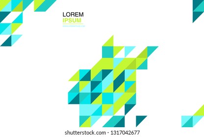 modern business brochure leaflet flyer cover template Abstract diagonal background lines
