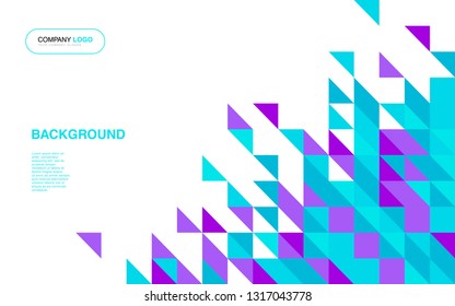 modern business brochure leaflet flyer cover template Abstract diagonal background lines