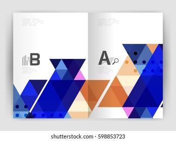 Covers Minimal Geometric Shape Design Cool Stock Vector (Royalty Free ...