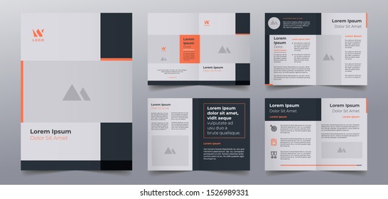 modern business brochure pages design templates