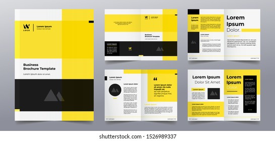 modern business brochure pages design templates