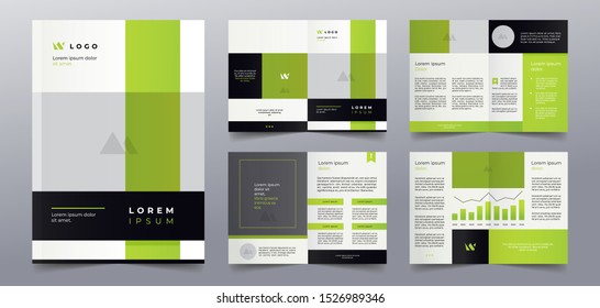 modern business brochure pages design templates